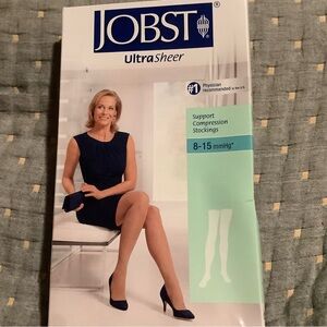 JOBST UltraSheer Support Compression Stockings - silky Beige XL